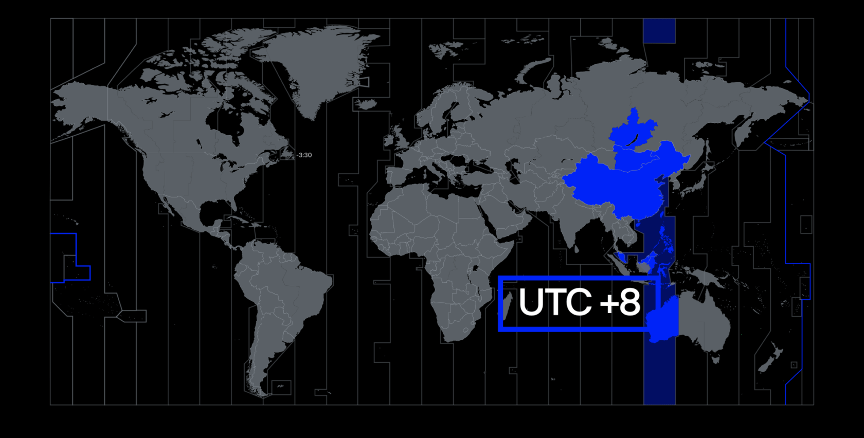 Страны, расположенные в часовом поясе UTC+8