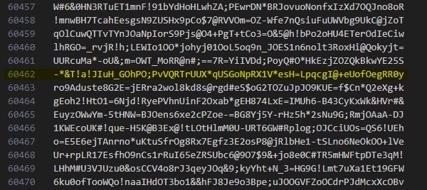 Рис. 8. Фрагмент текстового файла со сгенерированными паролями BitLocker.