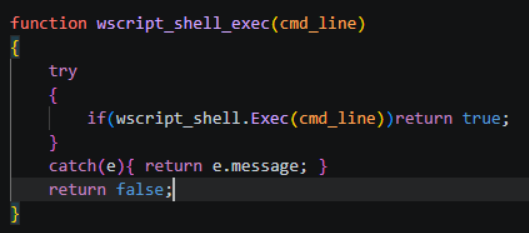 Рисунок 14 — Выполнение JS в Windows
