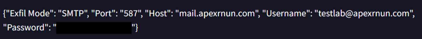 Рис. 9. Конфигурация ВПО с использованием поддомена mail[.]apexrnun[.]com