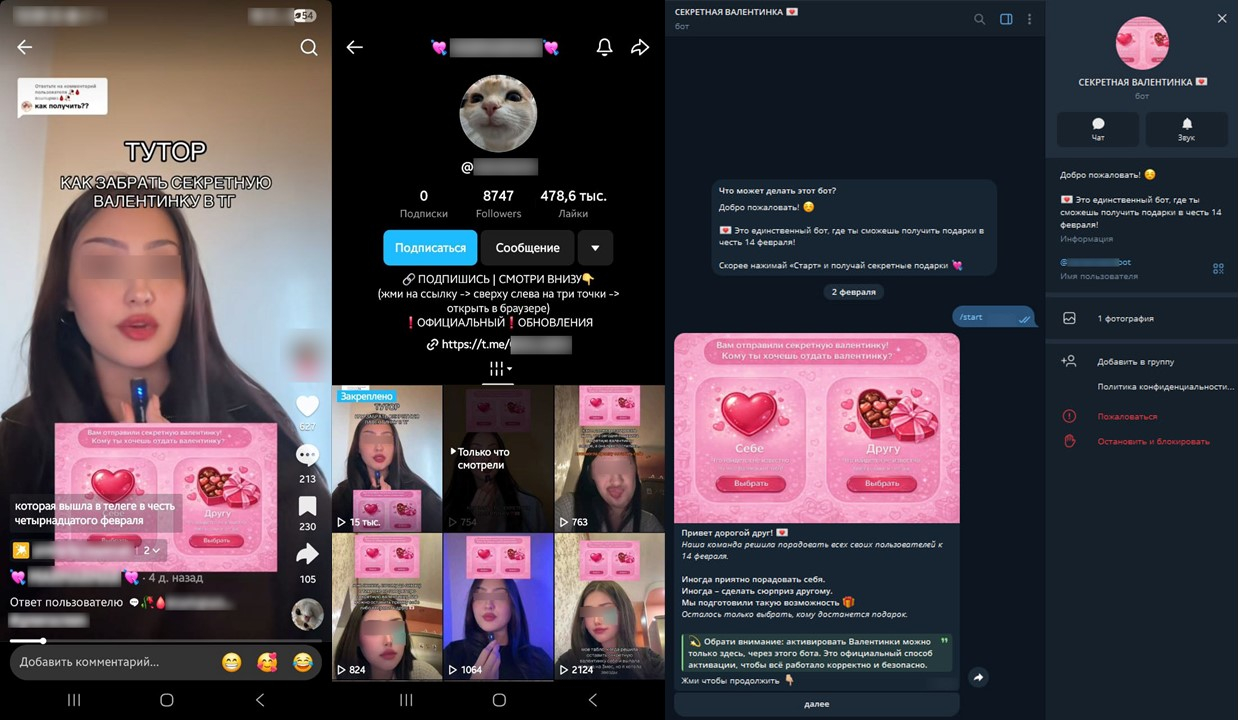 Видео в TikTok про «секретную валентинку от Павла Дурова»