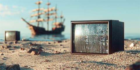 Пиратский телеграф: названия и описания нелегального кино для России скрывают азбукой Морзе